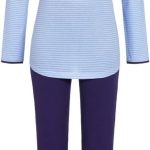 Ringella Damespyjama met motiefprint 3511209, Blue Bell., 52 : Amazon.nl: Kleding, schoenen & sieraden