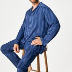Satijnen pyjama MEN A Satine lang