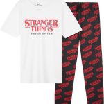 Stranger Things Pyjama Meisjes T shirt en Lange Broek Comfortabele Pyjama Set voor Kinderen en Tieners Zachte Nachtkleding Loungewear ...