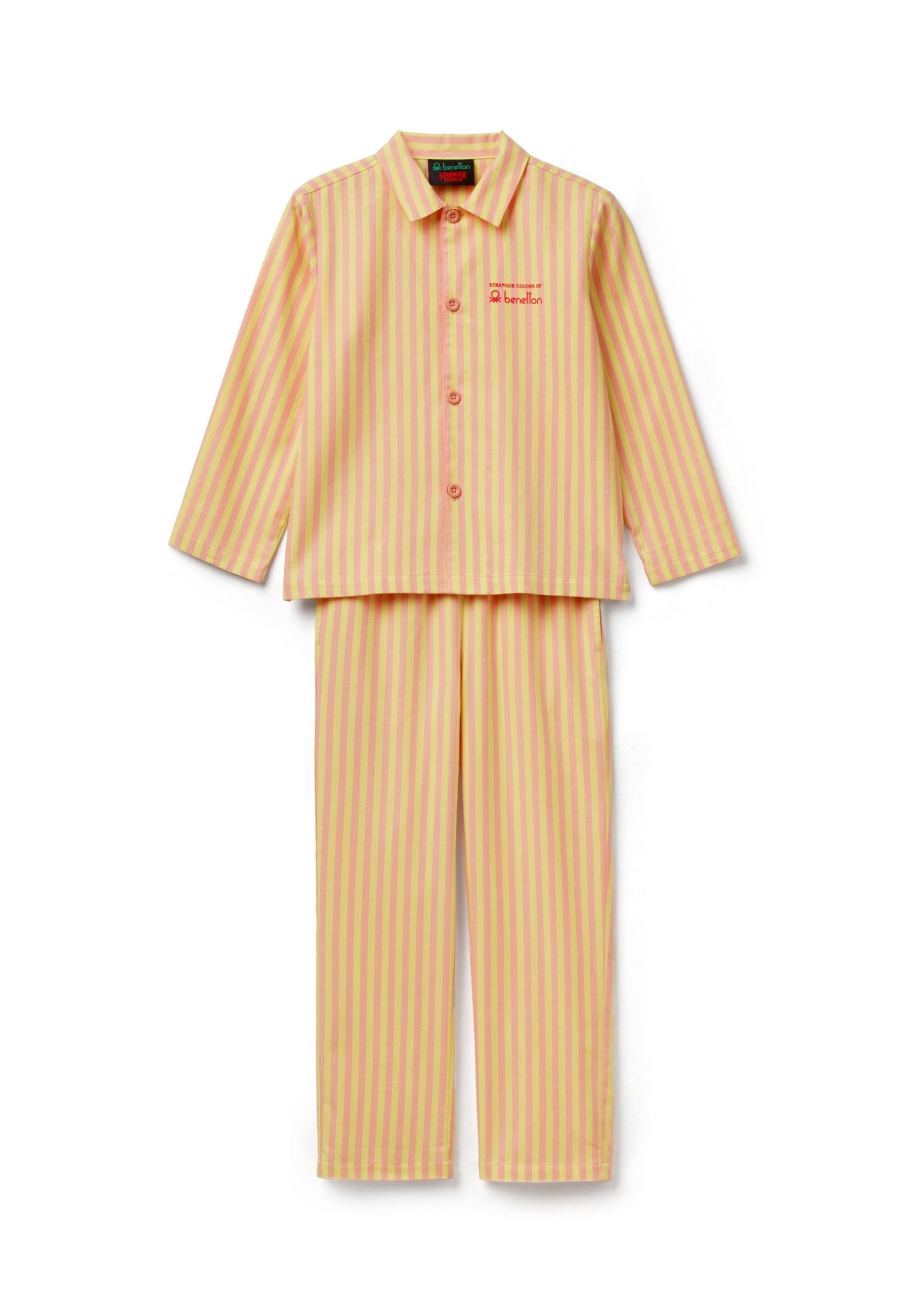 stranger-things-pyjama-766pes-1.jpg United Colors of Benetton STRANGER THINGS STRIPED SET Pyjama multicolor/meerkleurig Zalando.nl - Afbeelding 1