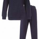 Tenderness fleece dames pyjama Dark dots – Sliponline