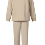 Dames huispak / pyjama fleece beige